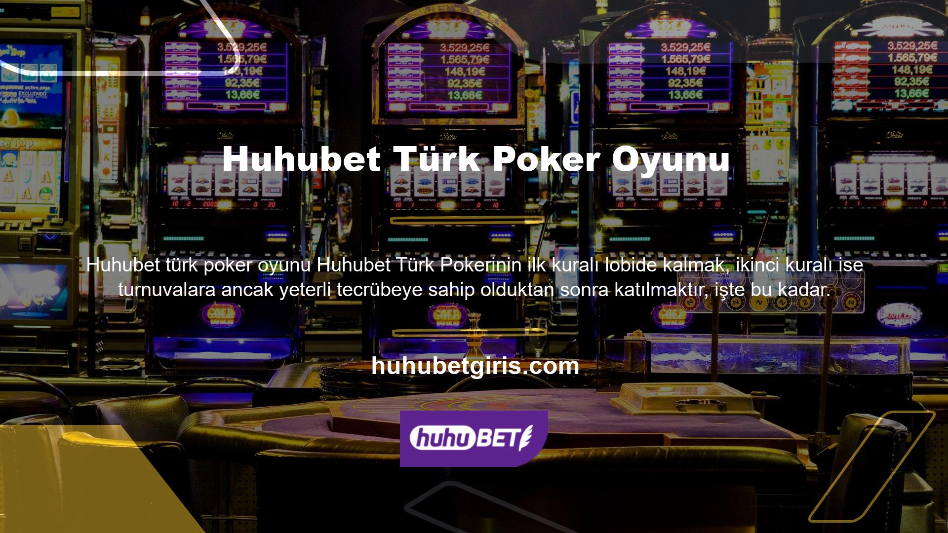 Türk poker turnuvaları salonun dışında, farklı rakiplerin olduğu masalarda yapılıyor